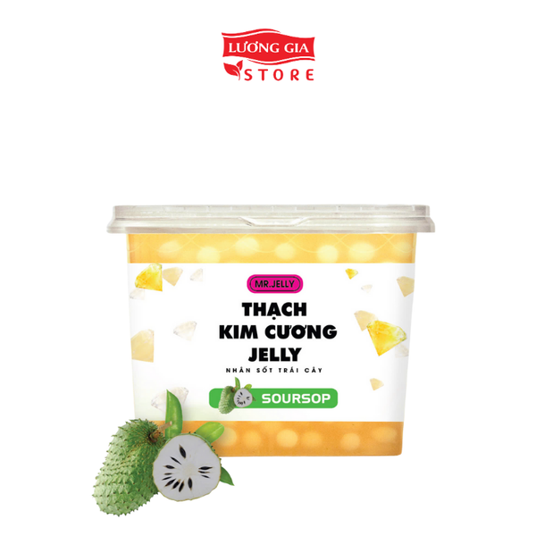 Thạch Kim Cương Nhân Mãng Cầu Jelly 2kg