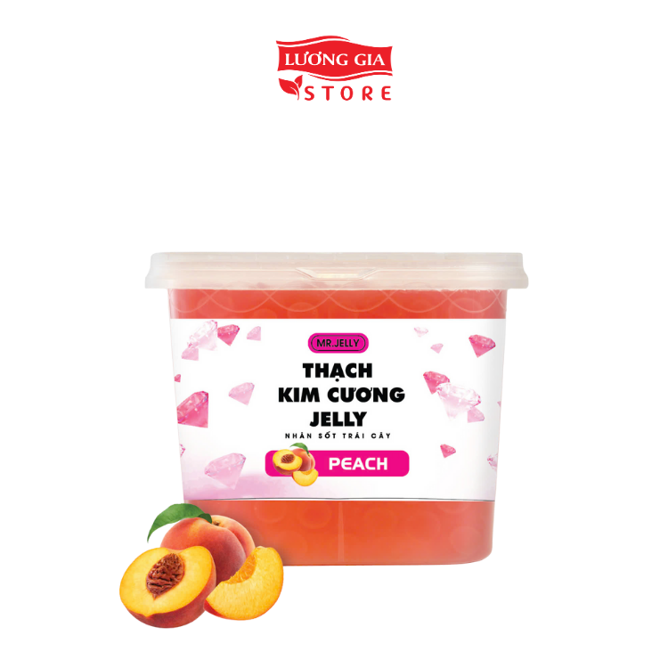 Thạch Kim Cương Nhân Đào Jelly 2kg