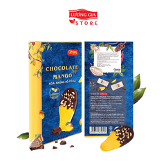 Hộp xoài nhúng sô-cô-la hạnh nhân 180g Ohla