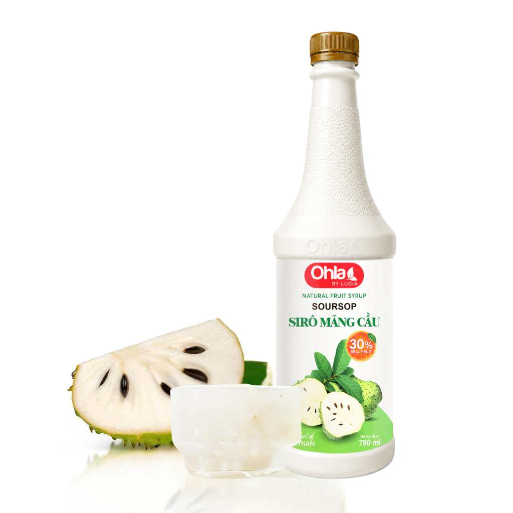 Siro Mãng Cầu 30% thịt quả chai 780ml