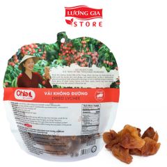 Túi trái vải sấy dẻo không đường Ohla 200g