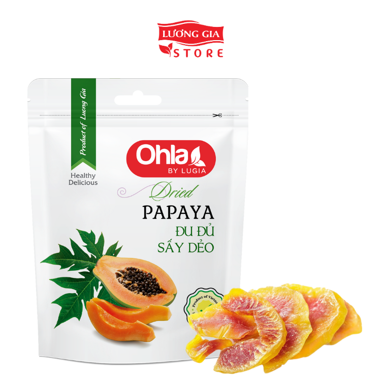 Set nón lá hương vị nhiệt đới Ohla (5x100g) ( Dâu, xoài chín, ổi, đu đủ, thanh long)