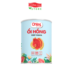 Trái cây tươi đóng lon Ohla 950g - Ổi hồng