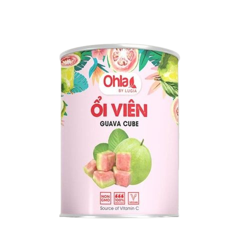 Trái cây tươi đóng lon Ohla 950g - Ổi hồng