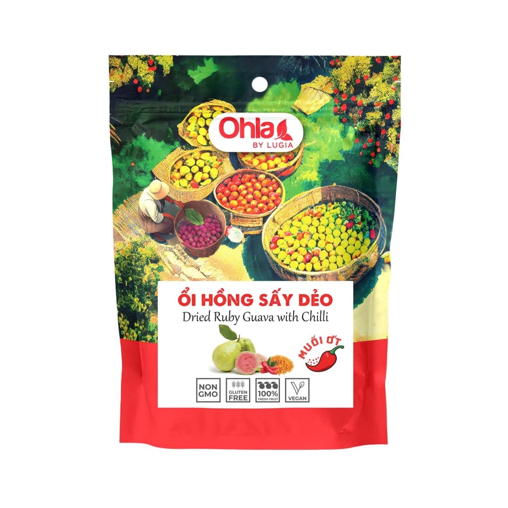 Ổi Hồng Sấy Dẻo Muối Ớt túi 1kg