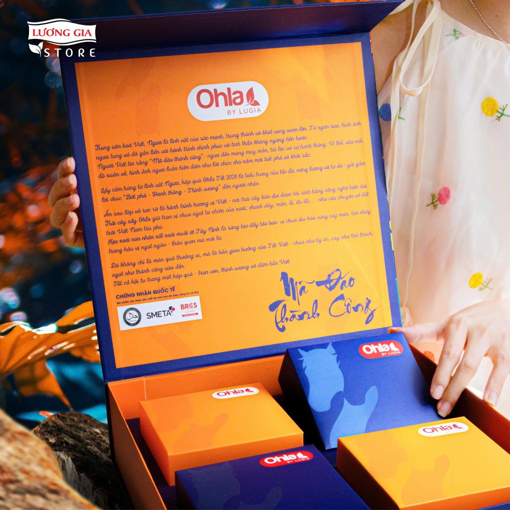 Set Quà Tết Ohla – Mã Đáo Khởi Sắc | Quà Tết Doanh Nghiệp Cao Cấp 2026
