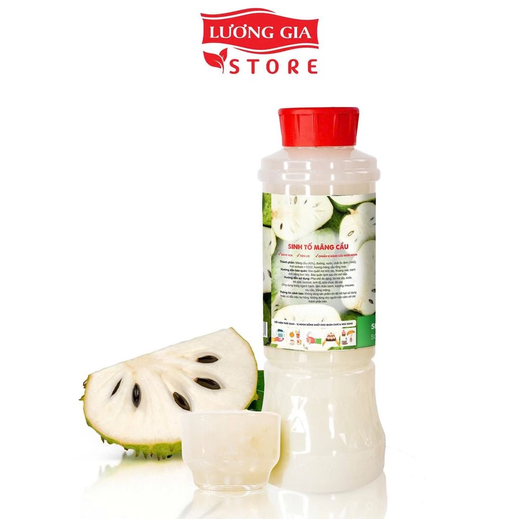 Sinh tố mãng cầu Ohla 1000ml 40% thịt quả - Tối Ưu Từng Ly, Gia Tăng Lợi Nhuận