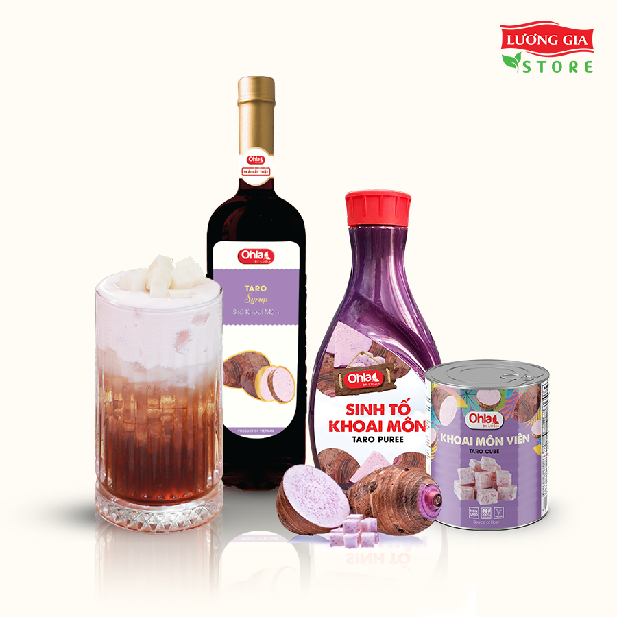 Trái cây tươi đóng lon Ohla 950g - Khoai môn