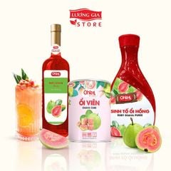 Trái cây tươi đóng lon Ohla 950g - Ổi hồng