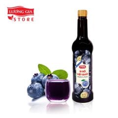 Siro Việt Quất Ohla 780ml (chai nhựa) - phiên bản mới 30% thịt quả