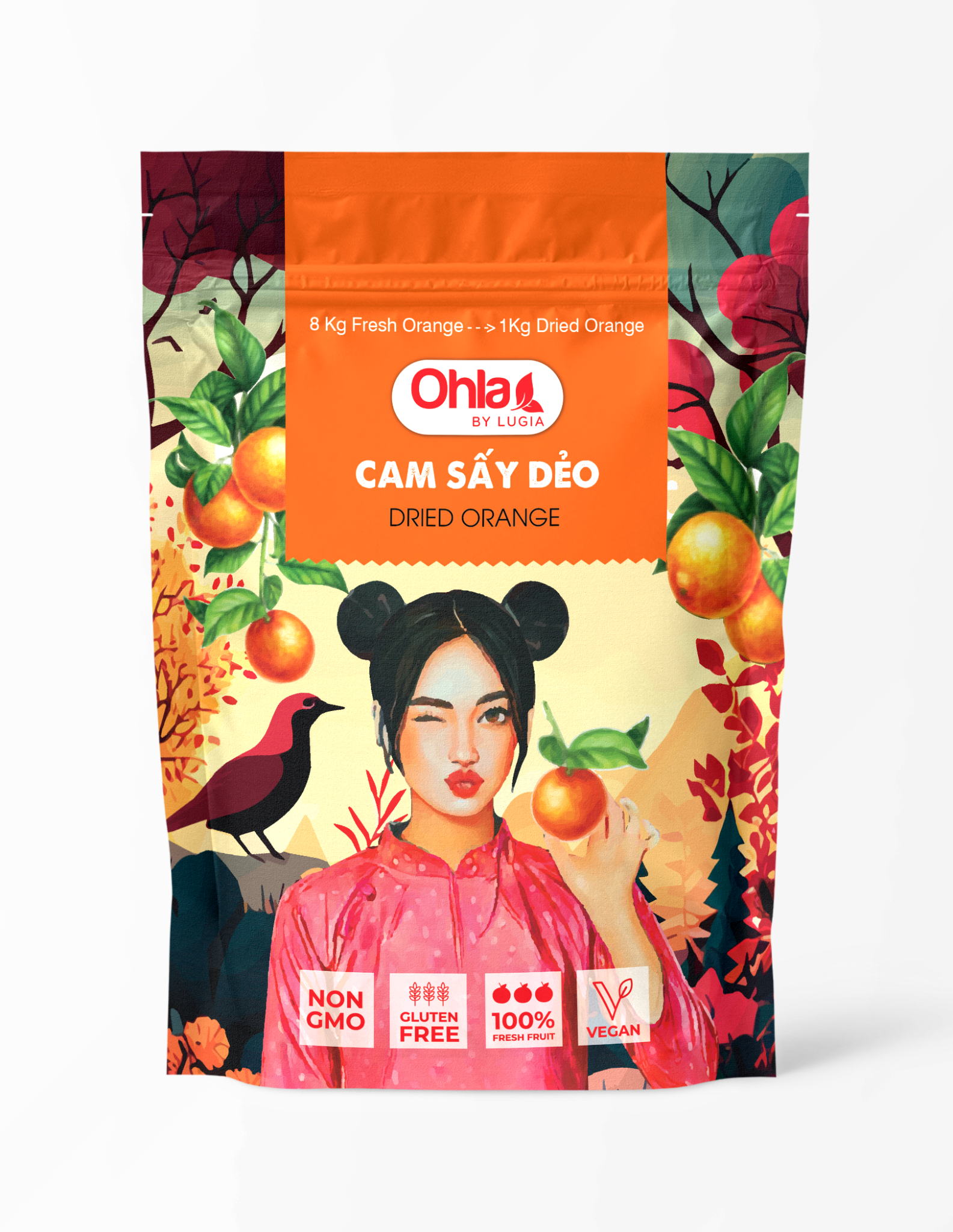 Cam Sấy Dẻo túi 100g CG
