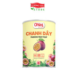 Trái cây tươi đóng lon Ohla 950g - Chanh dây nguyên trái/nước