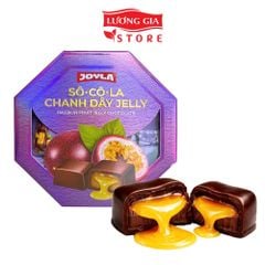 Hộp Kẹo Sô-cô-la chanh dây Jelly 150g - Kẹo dẻo phủ chocolate nhân sốt chanh dây tan chảy