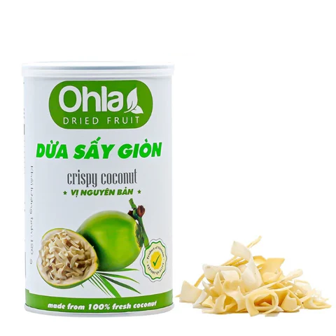 Dừa Sấy Giòn hộp 120g
