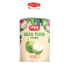 Trái cây tươi đóng lon Ohla 950g - Dừa Tươi