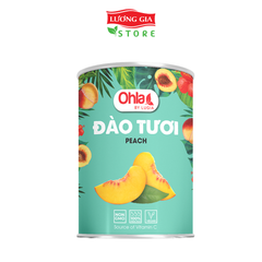 Trái cây tươi đóng lon Ohla 950g - Đào