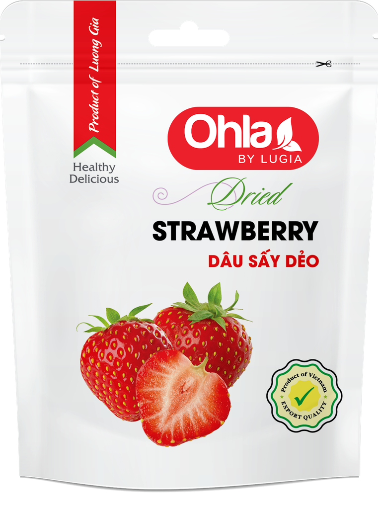Set nón lá hương vị nhiệt đới Ohla (5x100g) ( Dâu, xoài chín, ổi, đu đủ, thanh long)