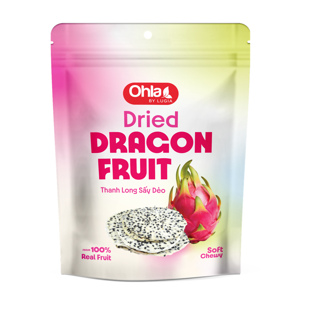 Set nón lá hương vị nhiệt đới Ohla (5x100g) ( Dâu, xoài chín, ổi, đu đủ, thanh long)