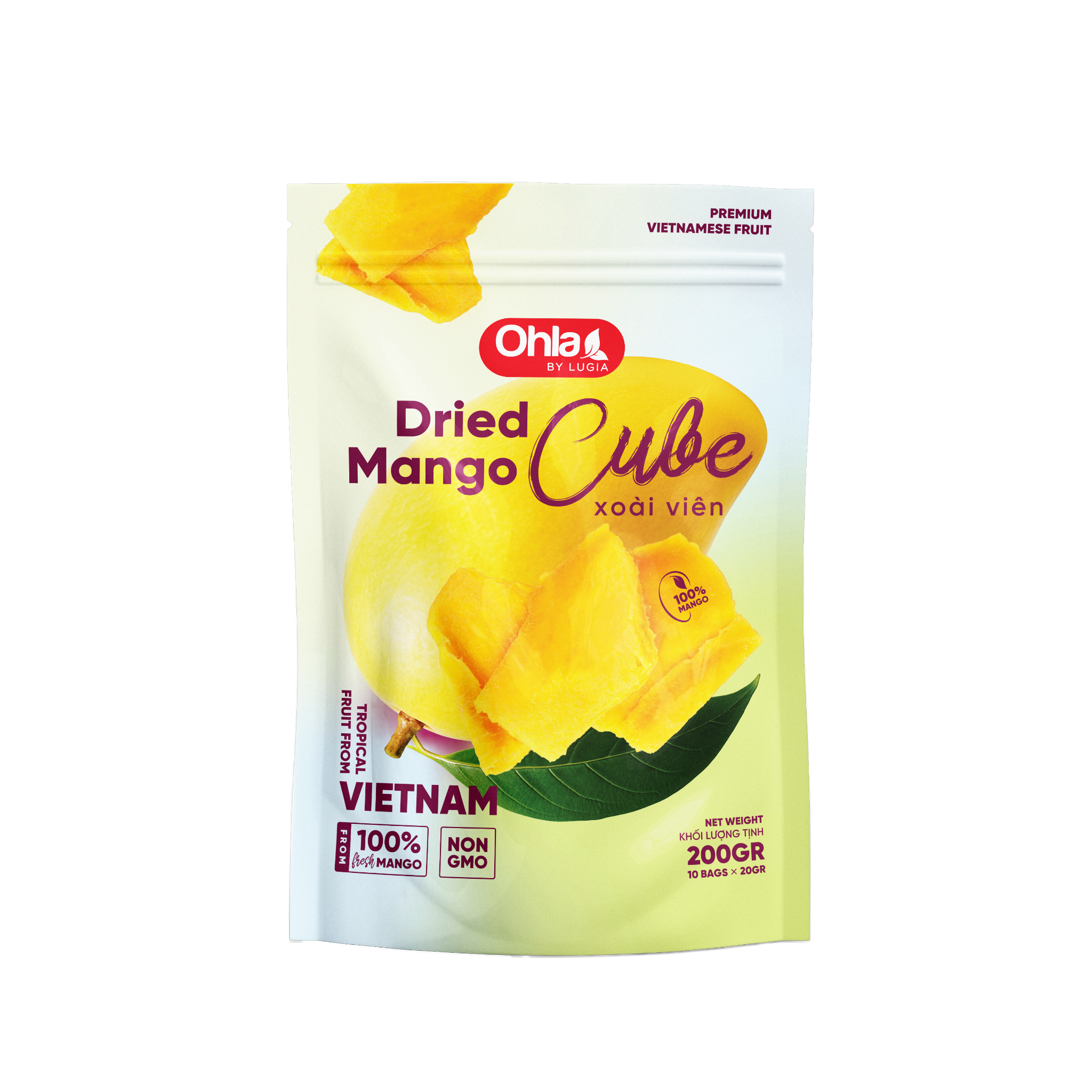 Xoài Viên Sấy Dẻo túi 200g (10x20g)