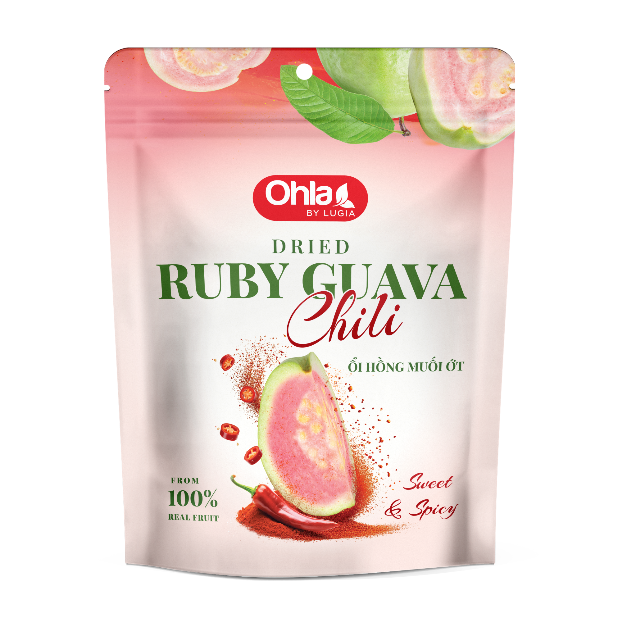 Ổi Hồng Sấy Dẻo Muối Ớt túi 100g