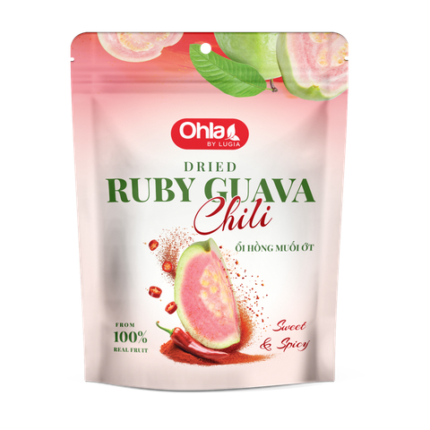 Ổi Hồng Sấy Dẻo Muối Ớt túi 100g