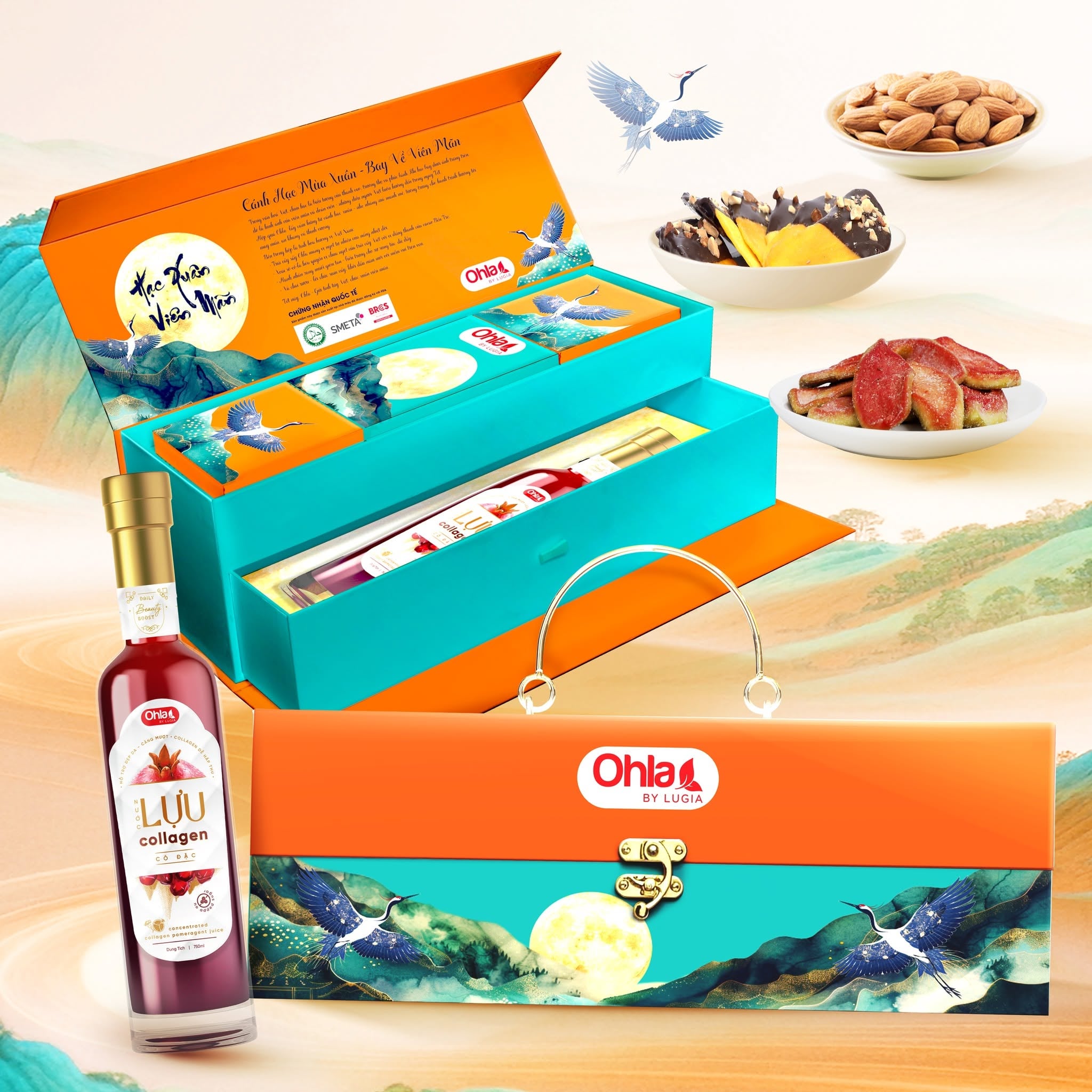 Set Quà Tặng Ohla – Hạc Xuân Viên Mãn | Quà Tặng Doanh Nghiệp Cao Cấp 2027