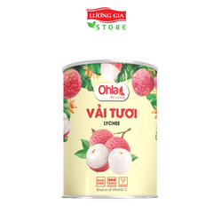Trái cây tươi đóng lon Ohla 950g - Vải tươi