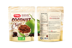 Dừa Sấy Giòn Vị Socola túi 50g