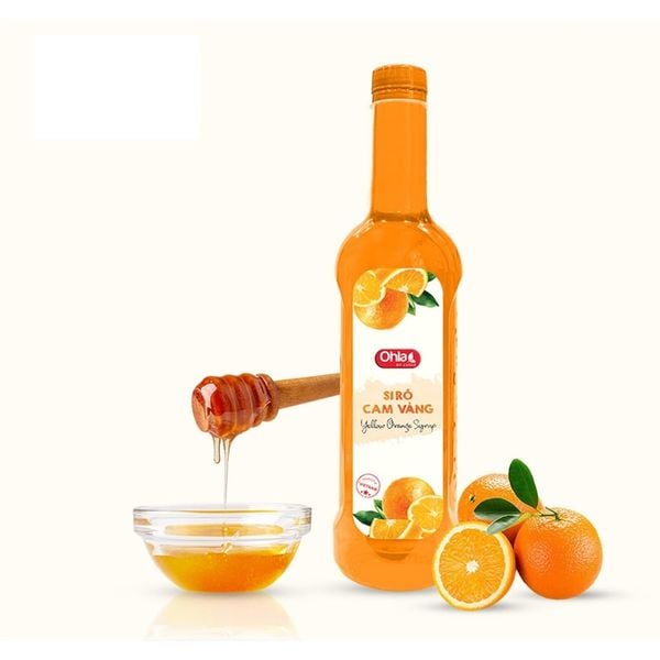 Siro Cam Vàng chai nhựa 780ml