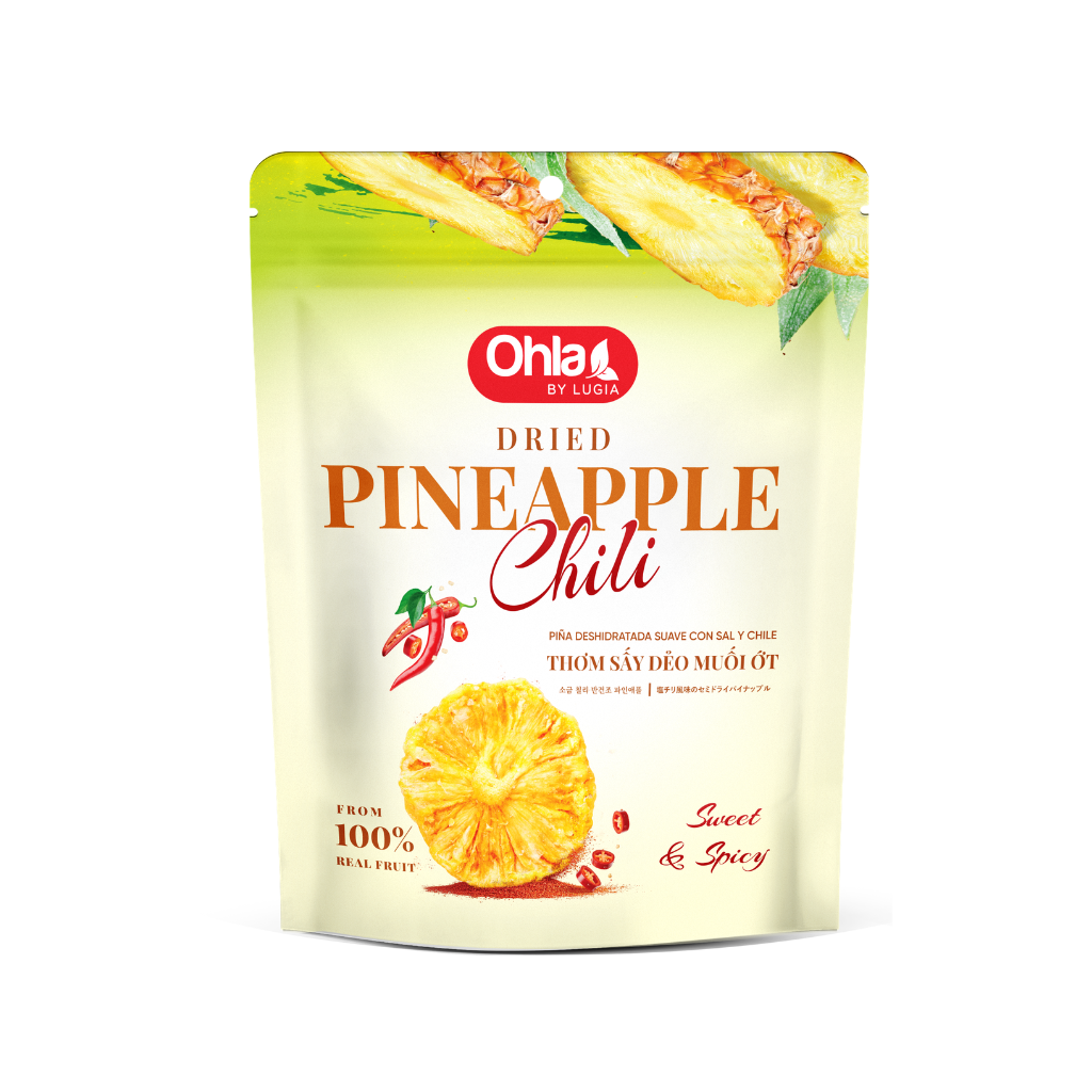 Thơm Sấy Dẻo Muối Ớt túi 100g