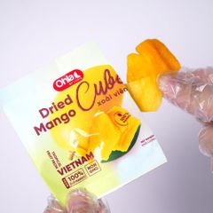 Xoài Sấy Dẻo Ohla 200g (10 gói x 20g) - Thái Cắt Dạng Viên Đóng Gói 20g Tiện Lợi Sử Dụng Và Bảo Quản