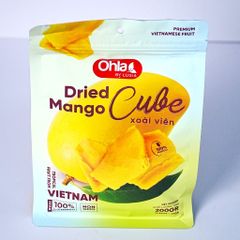 Xoài Sấy Dẻo Ohla 200g (10 gói x 20g) - Thái Cắt Dạng Viên Đóng Gói 20g Tiện Lợi Sử Dụng Và Bảo Quản