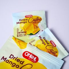 Xoài Sấy Dẻo Ohla 200g (10 gói x 20g) - Thái Cắt Dạng Viên Đóng Gói 20g Tiện Lợi Sử Dụng Và Bảo Quản