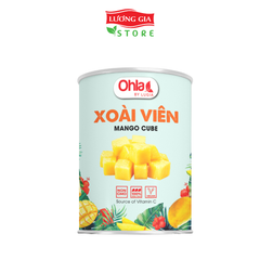 Trái cây tươi đóng lon Ohla 950g - Xoài Viên