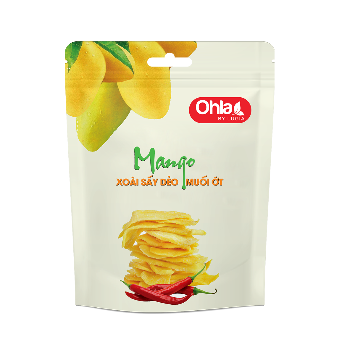 Xoài Sấy Dẻo Muối Ớt túi 500g