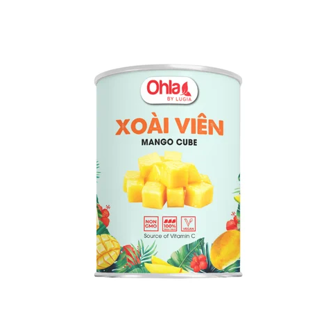 Trái cây tươi đóng lon Ohla 950g - Xoài Viên
