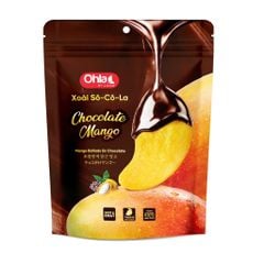 Xoài Sấy Dẻo Socola túi 100g (không hạnh nhân)