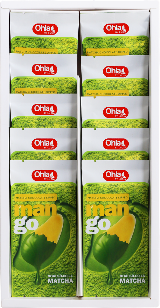 Xoài Sấy Dẻo Socola Matcha hộp 180g