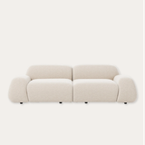 Sofa băng Cloud Duo 2 module màu cream - góc chính diện
