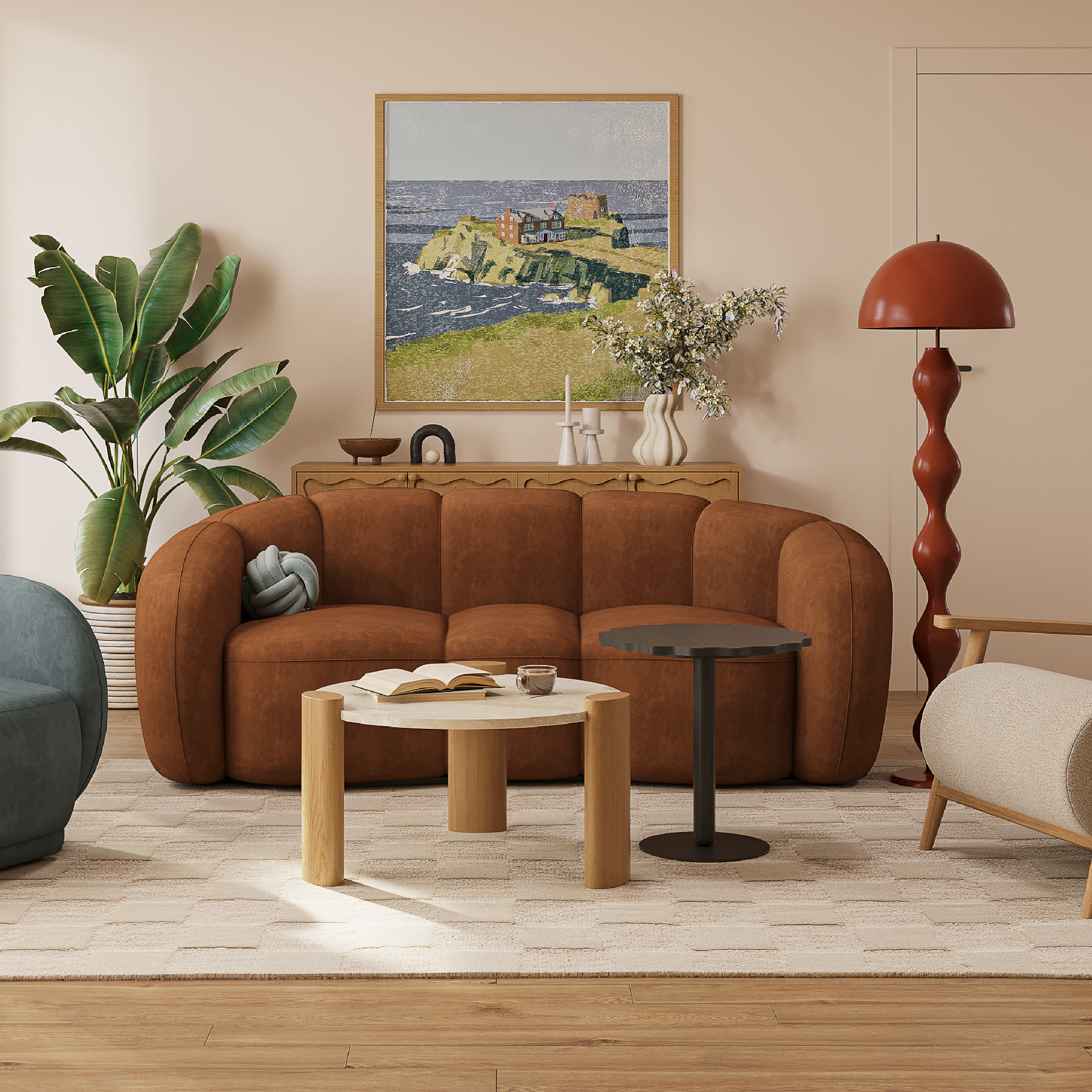  Bàn sofa Calmo side 