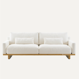 Sofa băng Mori Classic 2–3 chỗ màu trắng - góc chính diện