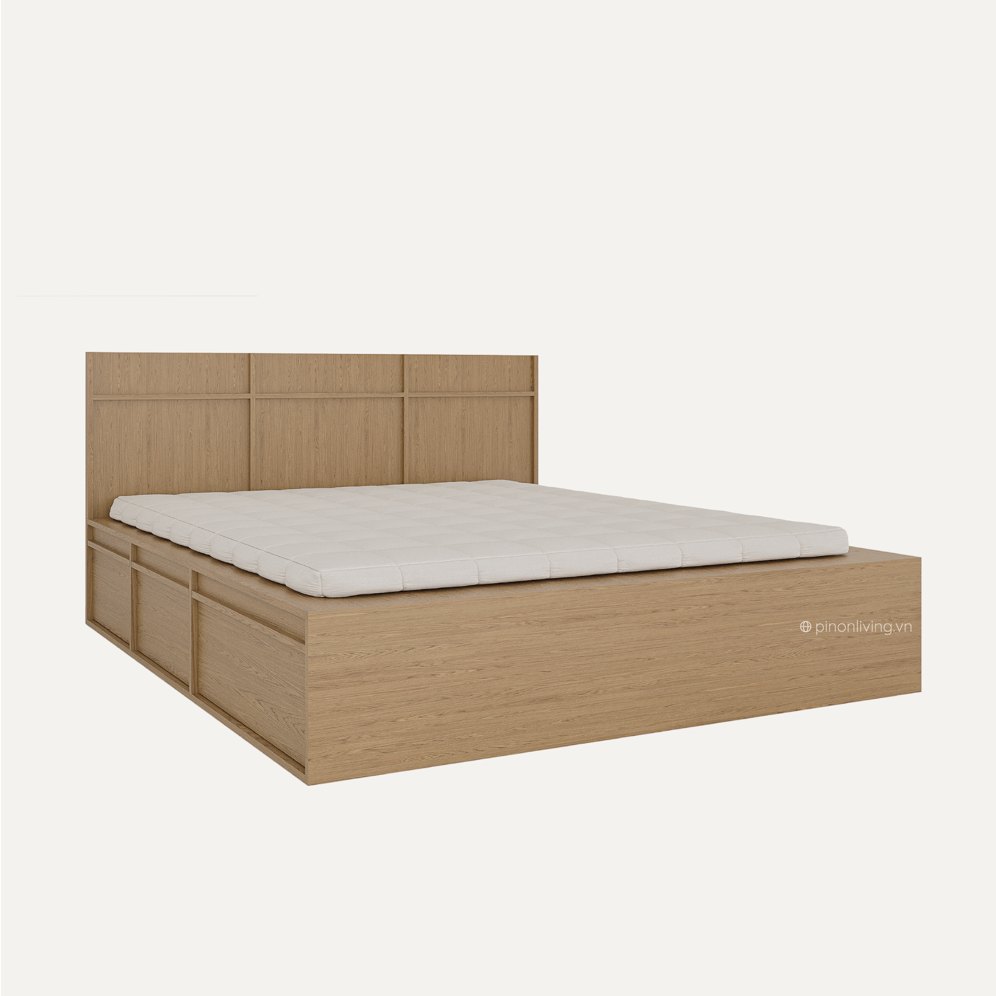  Giường gỗ - Mori 2 