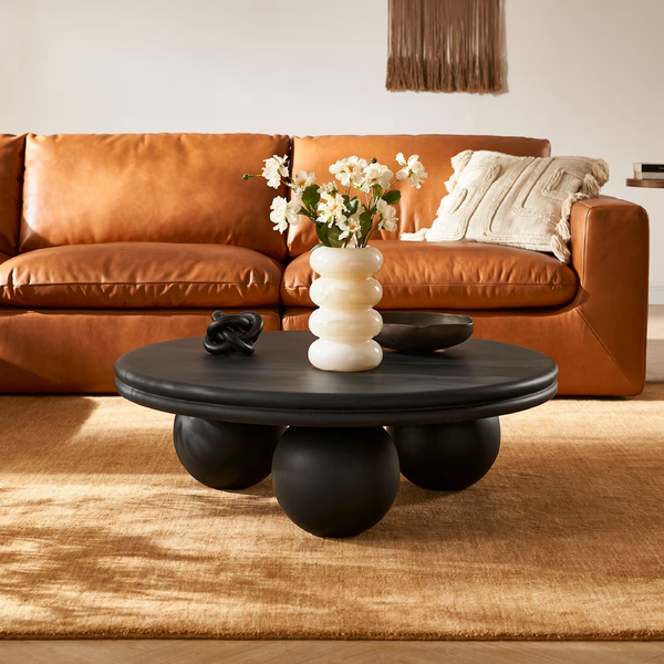 bàn sofa duncan sơn đen mặt đứng