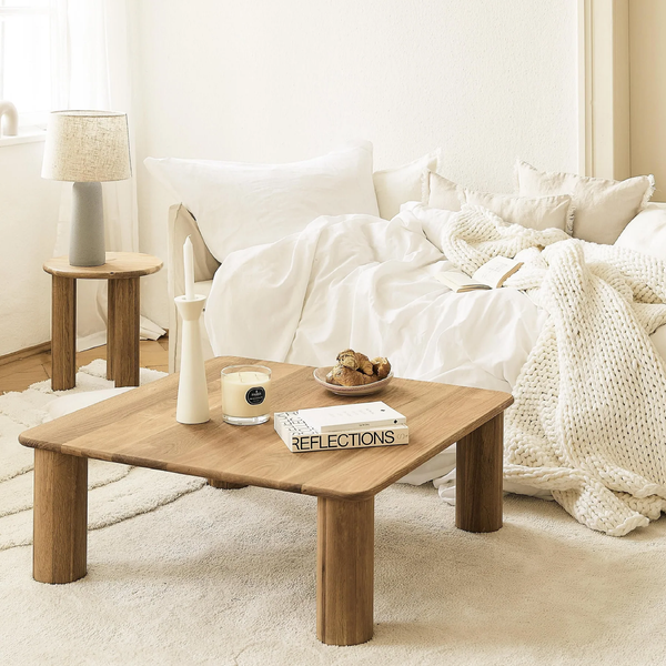 bàn sofa elephant square nature mặt đứng