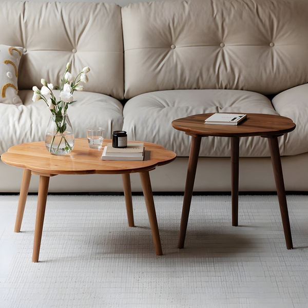 bàn sofa flower mặt đứng