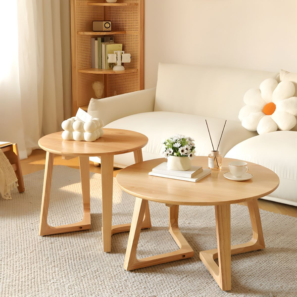 bàn sofa grace gỗ tự nhiên