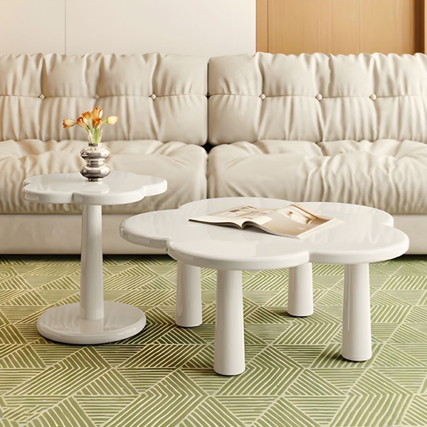 Bộ bàn sofa Nola Duo MDF sơn hoàn thiện 2K cho phòng khách