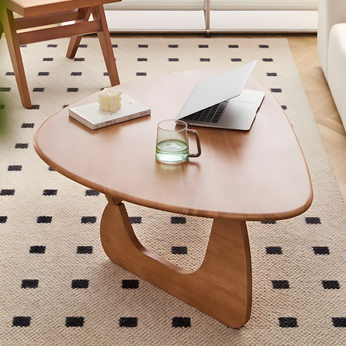  Bàn sofa Noguchi wood 