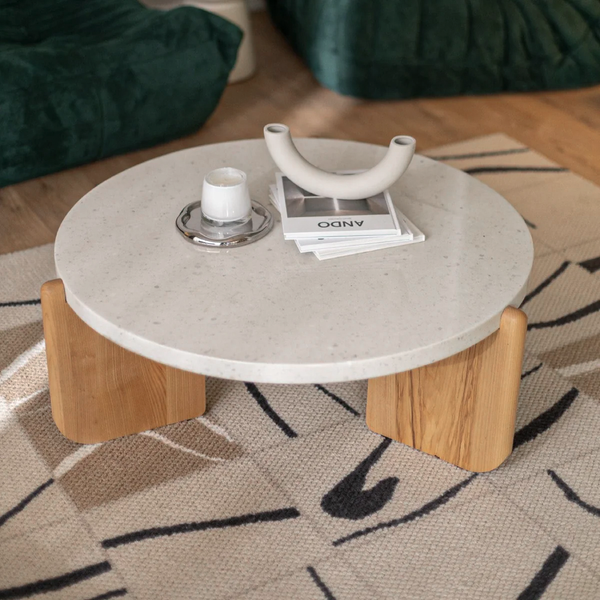 Bàn sofa Terrazzo mặt đá Terrazzo cho phòng khách