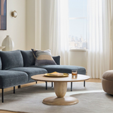 Bàn sofa Winona - góc nhìn tổng thể thiết kế bàn trà phòng khách
